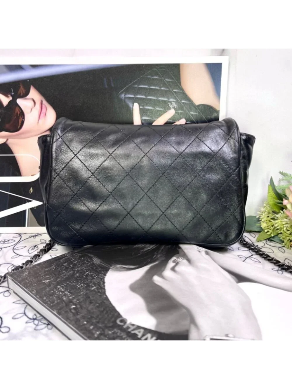 Chanel Chain Shoulder Bag Wallet Quilted